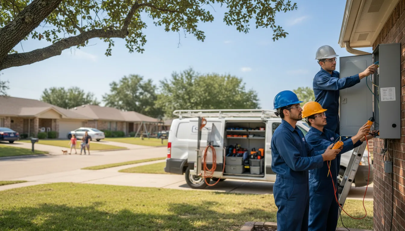 Certified electrician providing emergency electrical services in Lockport, NY